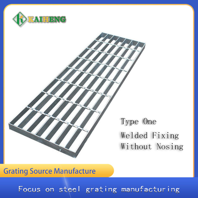 30mm Rulman Çubukları Pitch Çelik Izgara Merdiven Basamakları Metal Izgara Basamakları