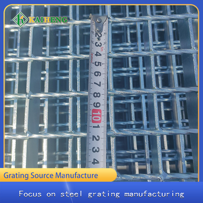 Raflar için Soğuk Galvanizli Metal Izgara Gümüş Renk