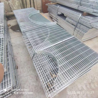 Platform Q235 Karbon Galvanizli Çelik Izgara Özelleştirilmiş Özel Şekilli