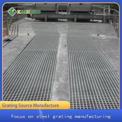 Q235 Santral Platformu için Düşük Karbonlu Çelik Metal Izgara Çubuğu