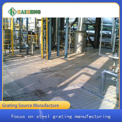 Q235 Santral Platformu için Düşük Karbonlu Çelik Metal Izgara Çubuğu