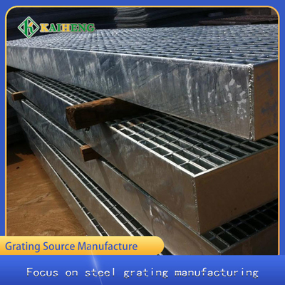 Geçit için Yüksek Rulman Ağır Galvanizli Metal Izgara Çelik Izgara