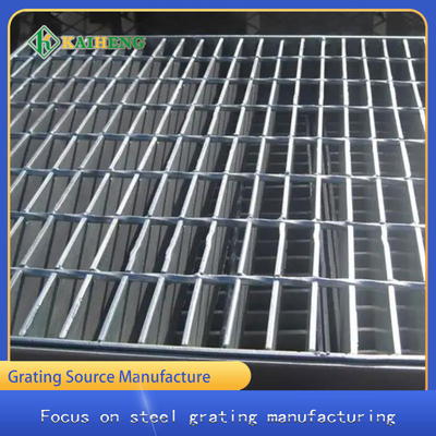 Geçit için Yüksek Rulman Ağır Galvanizli Metal Izgara Çelik Izgara
