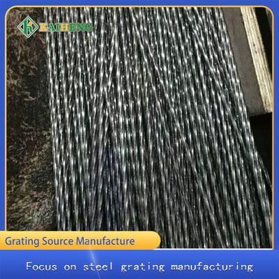 Çelik Izgara Plaka İşleme için Bükülmüş Kare Demir Tel Ürünleri 4mm